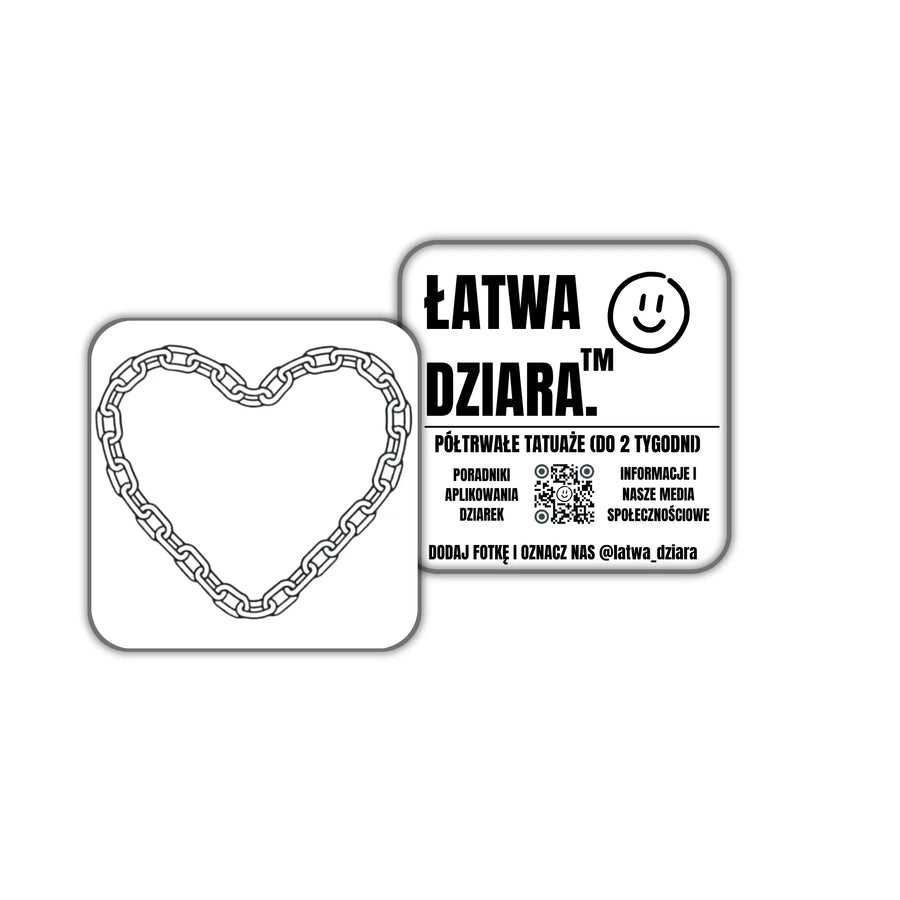 Łańcuchowe Serce - ŁatwaDziara™