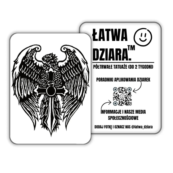 Orzeł z Krzyżem - ŁatwaDziara™