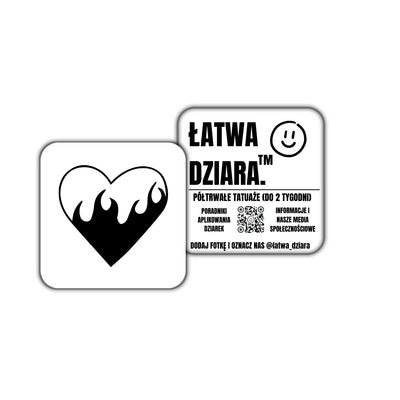 Płonące Serce - ŁatwaDziara™