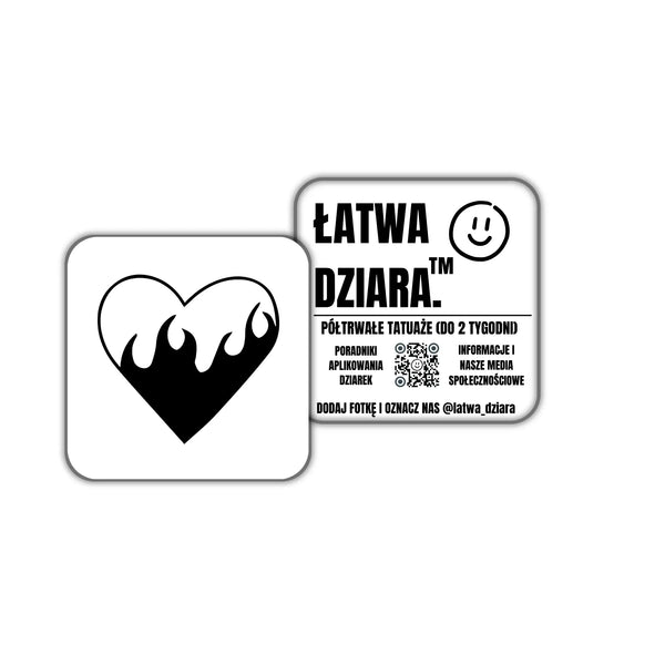 Płonące Serce - ŁatwaDziara™