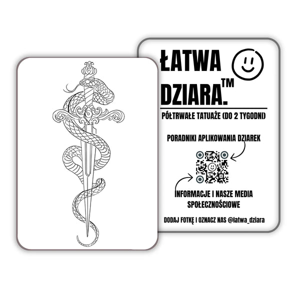Wąż i Sztylet - ŁatwaDziara™