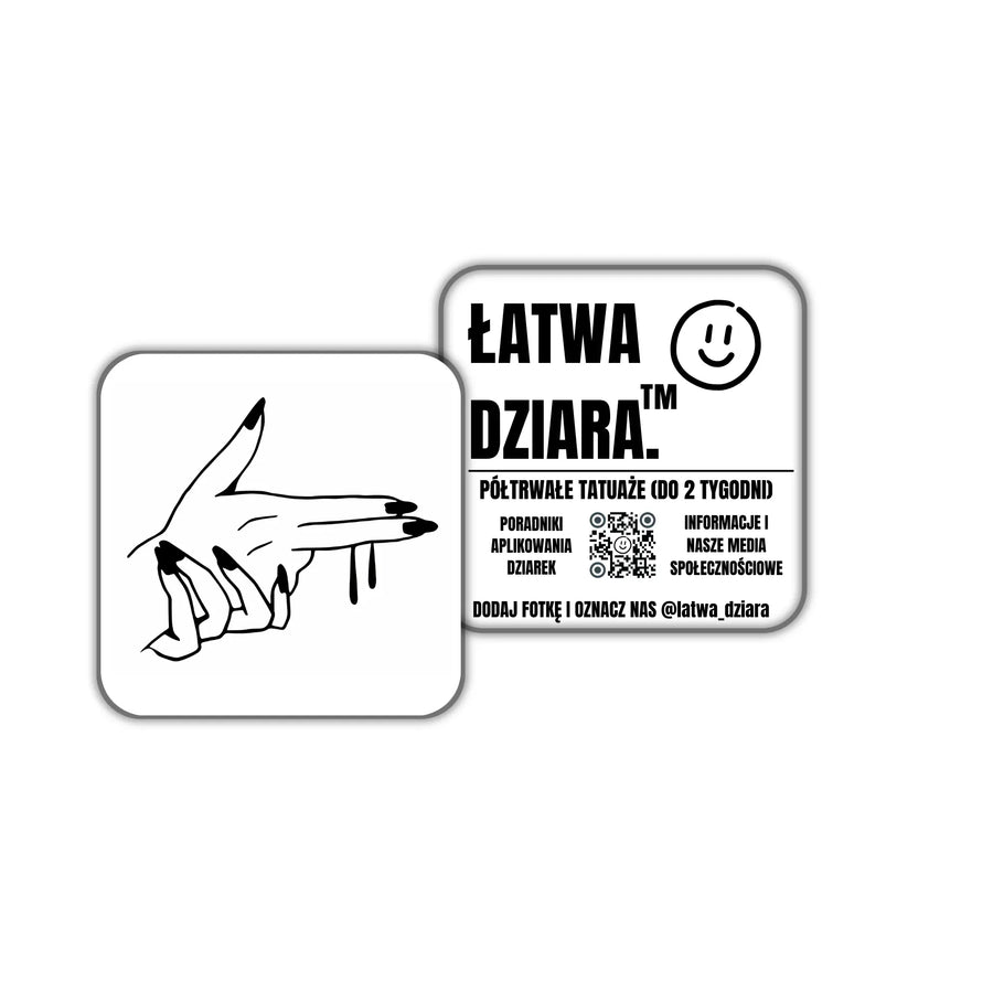 Ręka Krew - ŁatwaDziara™