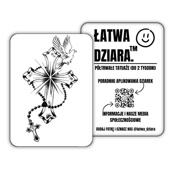 Gołąb i Krzyż - ŁatwaDziara™