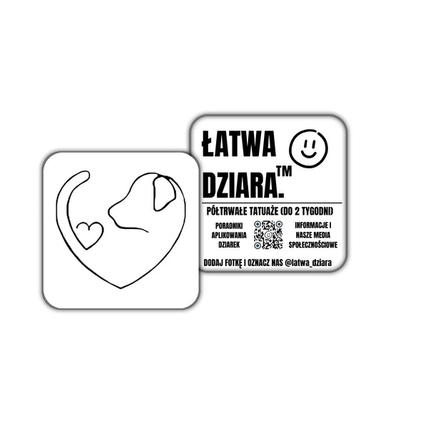 Serce z Psem - ŁatwaDziara™