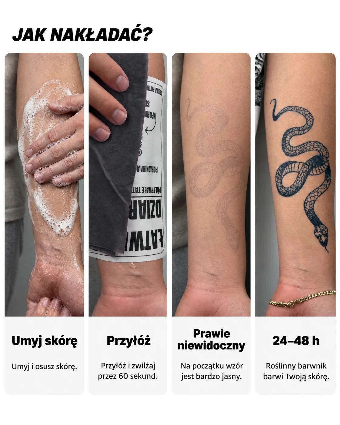 Jak nałożyć tatuaż?