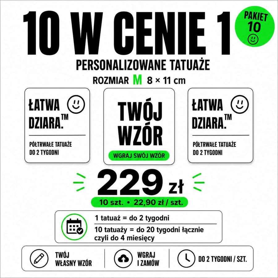 Tatuaż na zamówienie M