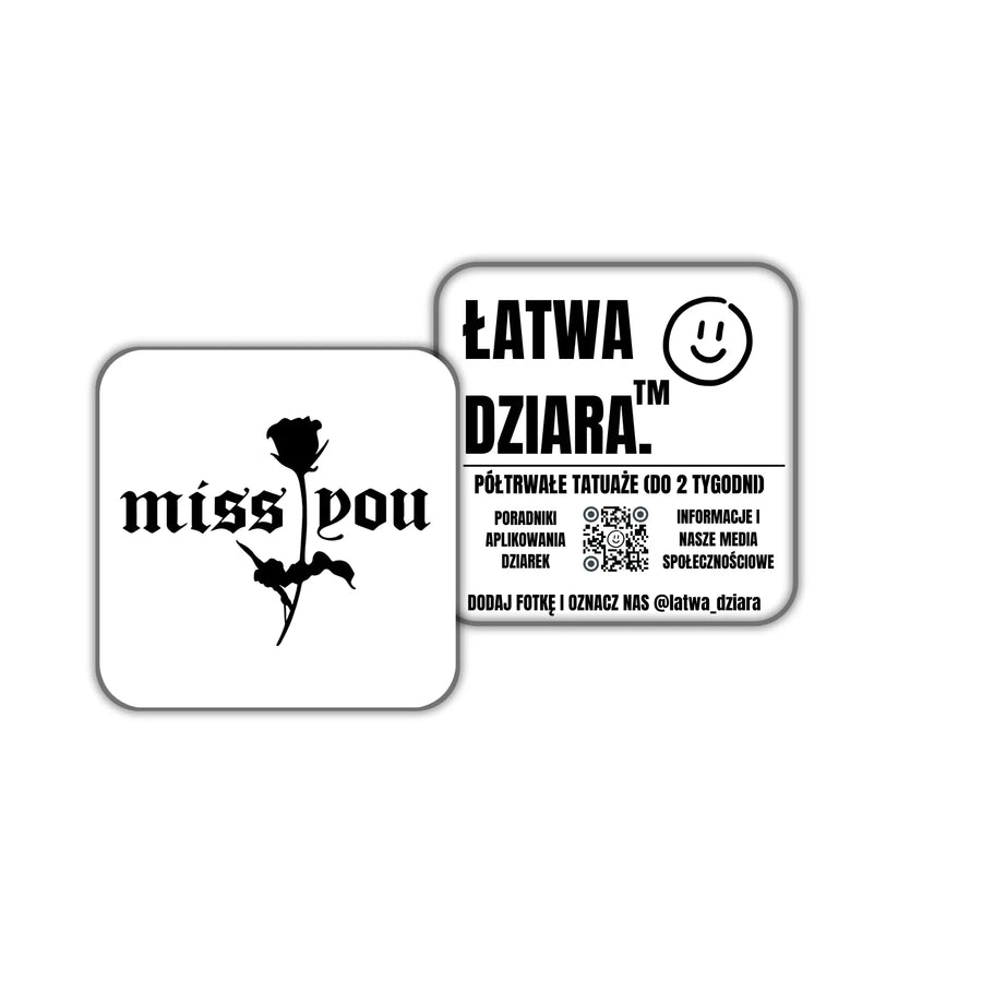 Tęsknie za Tobą - ŁatwaDziara™