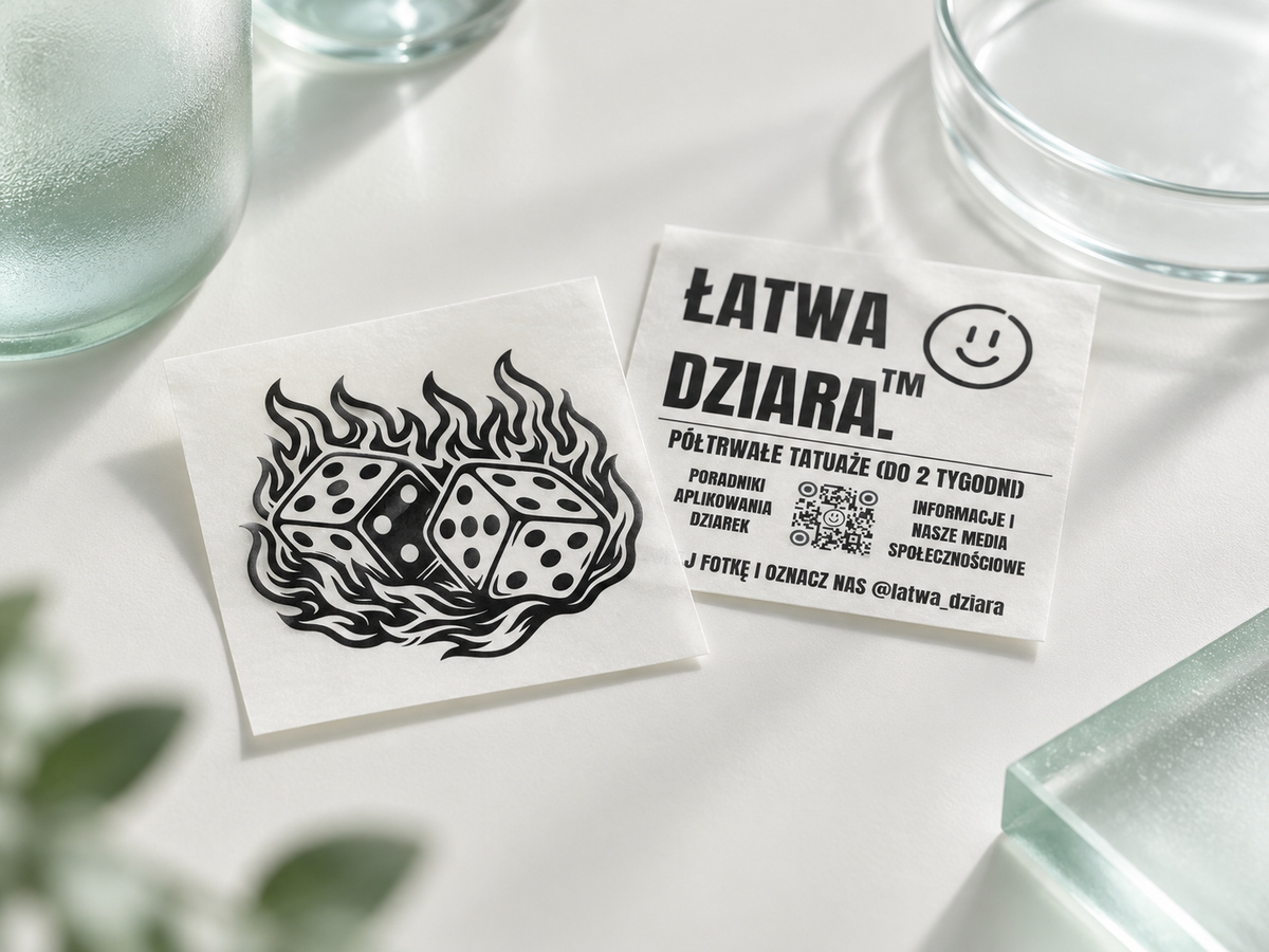Ilustracja produktu Łatwa Dziara w stylistyce laboratoryjnej